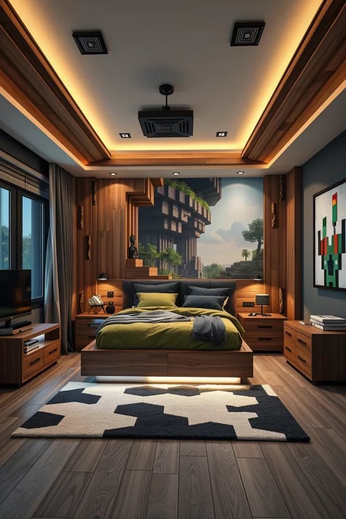 58 Minecraft Bedroom Makeover For Boys Ideas That Look Fun And Creative