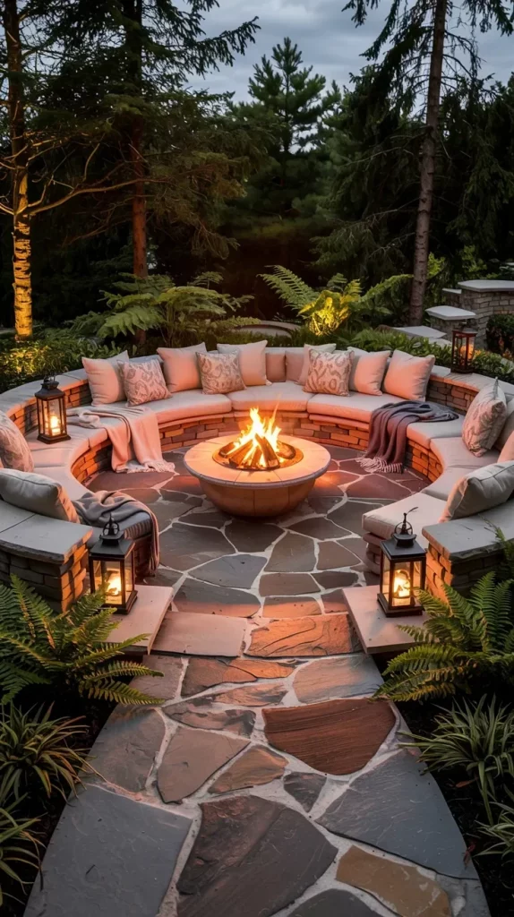 57 Circular Patio Ideas 2026 for Stylish Modern Outdoor Living