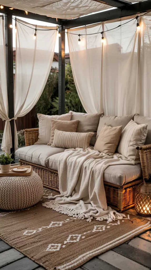 58 Boho And Cozy Patio Setups 2026 For A Stylish Outdoor Retreat