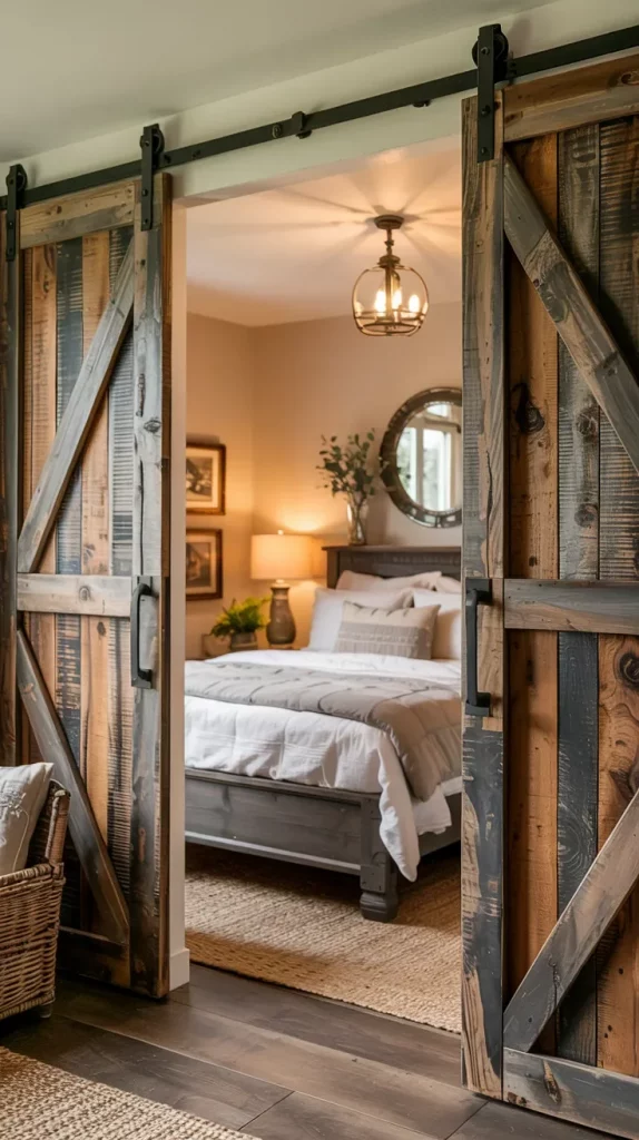 60 Cozy Farmhouse Barndominium Bedroom Decor Ideas For A Warm Rustic Retreat