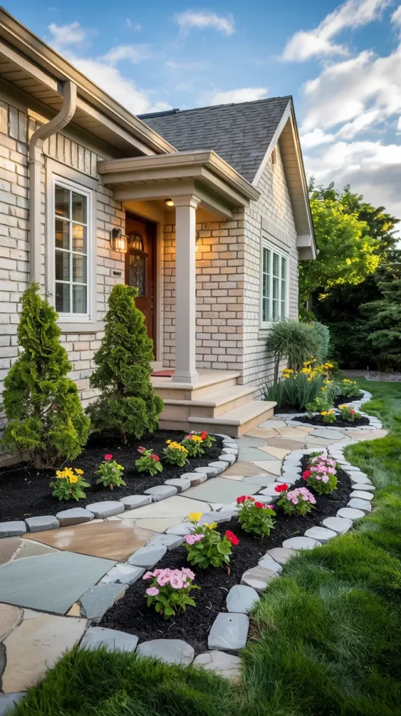 53 Curved Front Entrance Landscaping 2026 Ideas For Elegant Curb Appeal