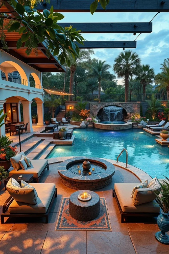 57 Spa Backyard Ideas 2026 For A Relaxing Luxury Outdoor Retreat