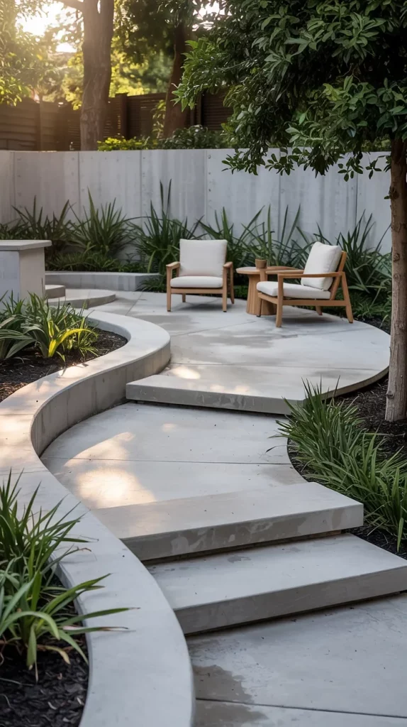 59 Curved Patio Ideas 2026 For Stylish Modern Outdoor Living