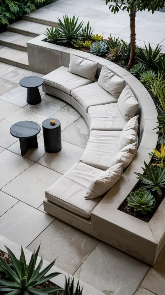 58 Curved Outdoor Seating 2026 Ideas For Stylish Backyard Living