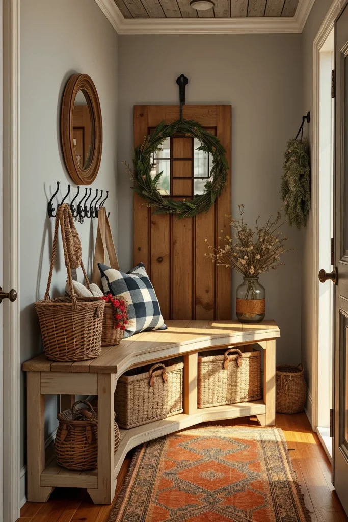 55 Small Hallway Bench Decor Ideas For A Stylish And Functional Entryway