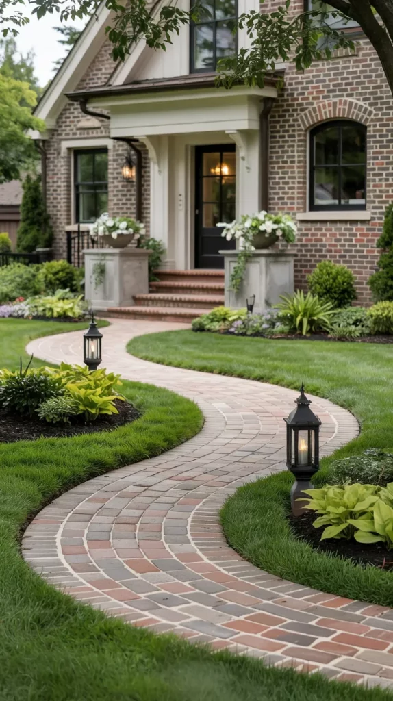 60 Curved Pathways And Entryways 2026 For Elegant Outdoor Design