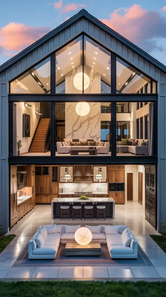 60 Two Story Barndominium Floor Plans With Garage That Combine Style And Functionality
