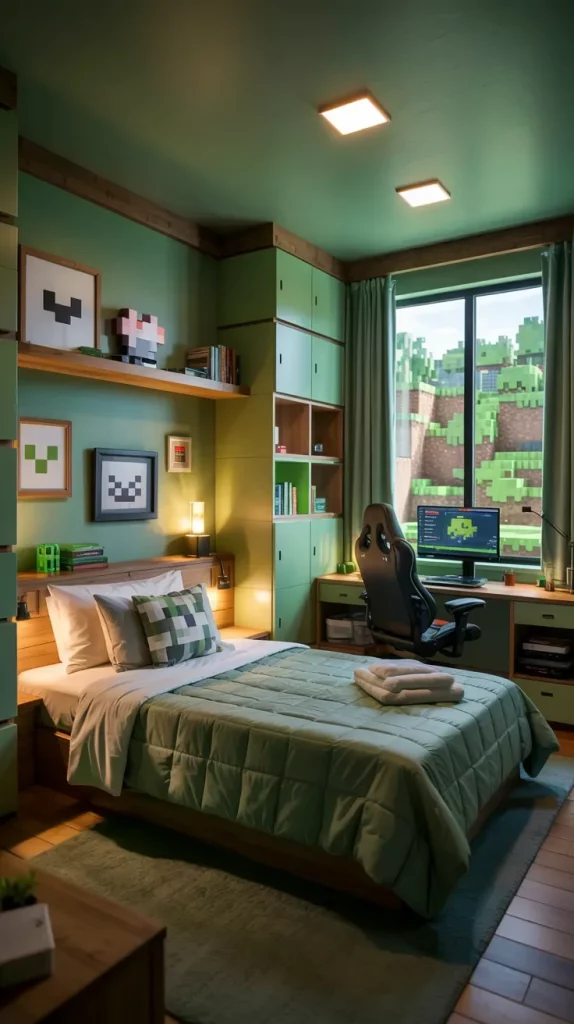 58 Creative Minecraft Bedroom Themes For The Ultimate Gamer Space