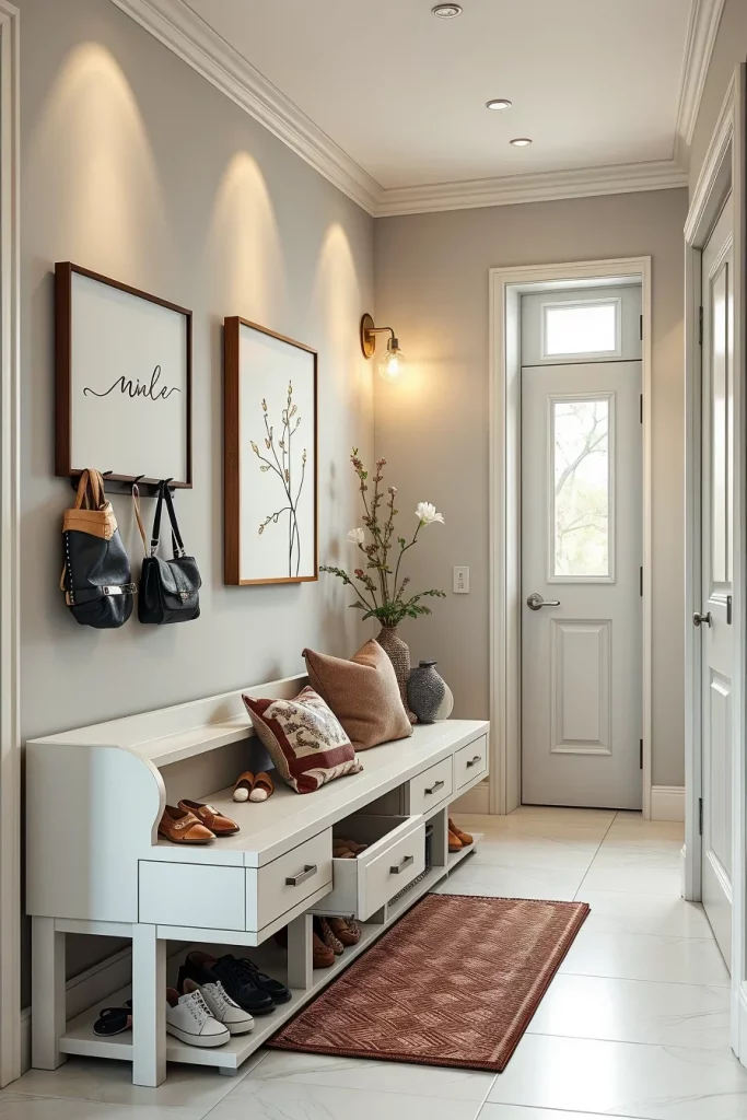 55 Small Hallway Bench Decor Ideas For A Stylish And Functional Entryway