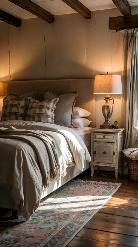 60 Cozy Farmhouse Barndominium Bedroom Decor Ideas For A Warm Rustic Retreat