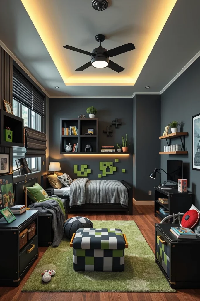 58 Minecraft Bedroom Makeover For Boys Ideas That Look Fun And Creative