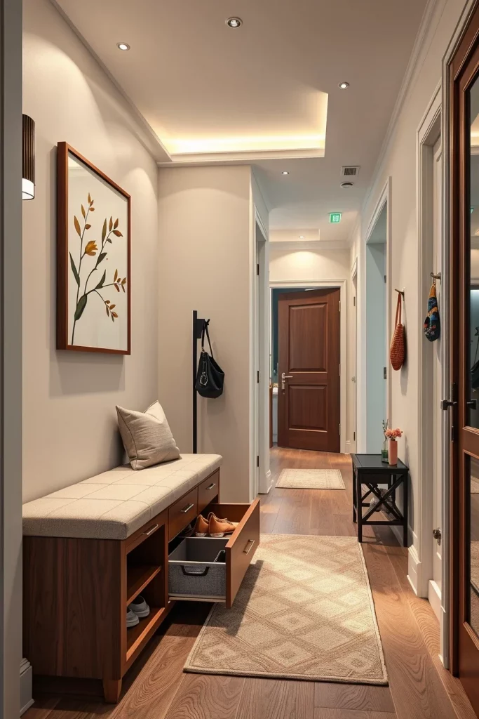 55 Small Hallway Bench Decor Ideas For A Stylish And Functional Entryway