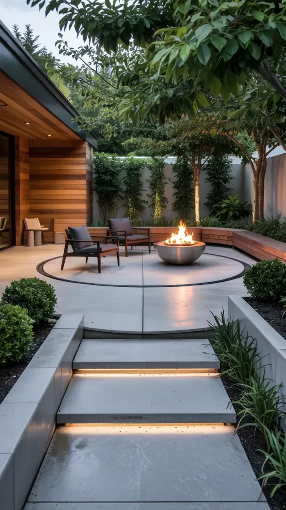 57 Circular Patio Ideas 2026 for Stylish Modern Outdoor Living