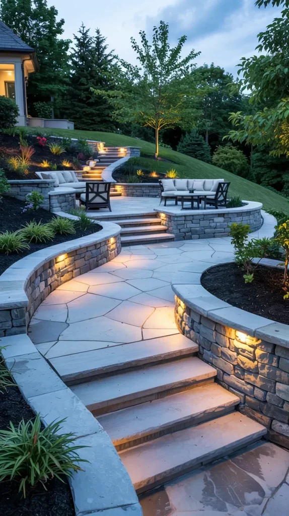 59 Curved Patio Ideas 2026 For Stylish Modern Outdoor Living
