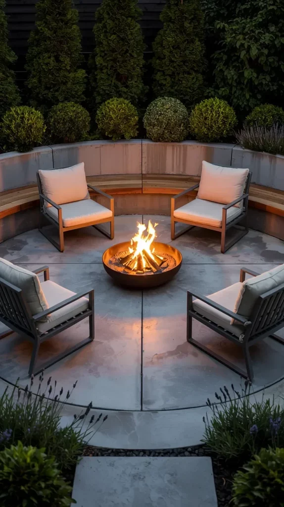 57 Circular Patio Ideas 2026 for Stylish Modern Outdoor Living