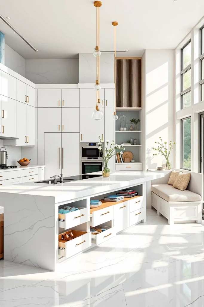 57 White Modern Kitchen Storage Design Ideas For A Stylish And Organized Home