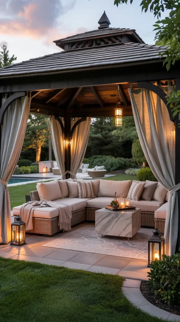61 Gazebo Decorating Ideas 2026 For Stylish And Artistic Outdoor Spaces