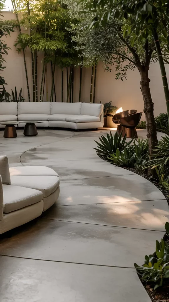 59 Curved Patio Ideas 2026 For Stylish Modern Outdoor Living