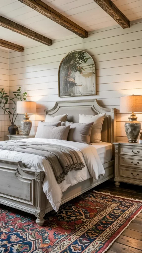 60 Cozy Farmhouse Barndominium Bedroom Decor Ideas For A Warm Rustic Retreat