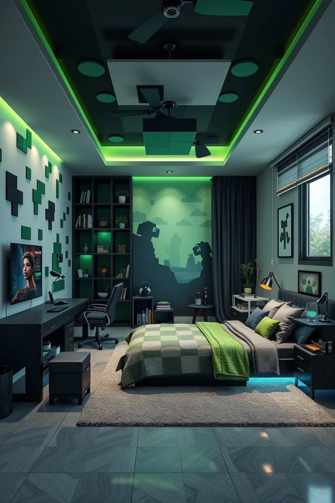 61 Modern Minecraft Bedroom Design Ideas For Stylish Gamer Rooms