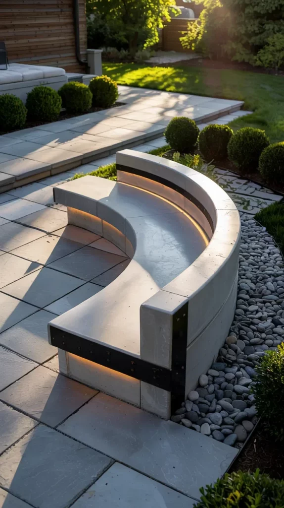 58 Curved Outdoor Seating 2026 Ideas For Stylish Backyard Living