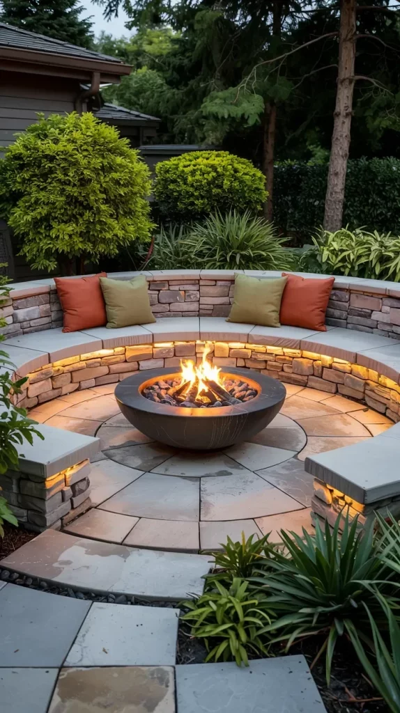 57 Circular Patio Ideas 2026 for Stylish Modern Outdoor Living