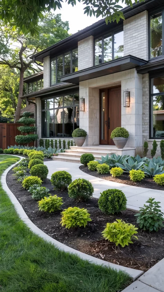 53 Curved Front Entrance Landscaping 2026 Ideas For Elegant Curb Appeal