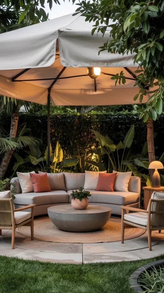 59 Curved Patio Ideas 2026 For Stylish Modern Outdoor Living