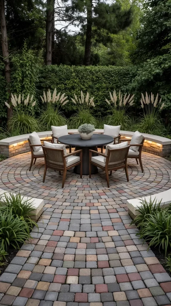 57 Circular Patio Ideas 2026 for Stylish Modern Outdoor Living
