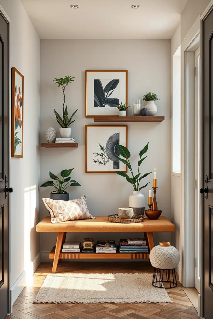55 Small Hallway Bench Decor Ideas For A Stylish And Functional Entryway
