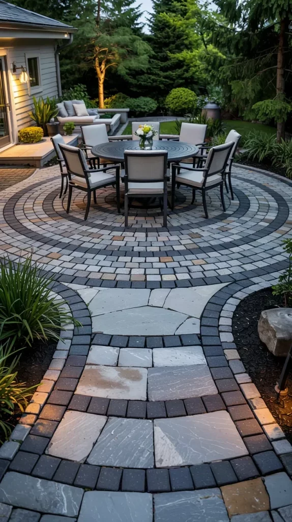 57 Circular Patio Ideas 2026 for Stylish Modern Outdoor Living