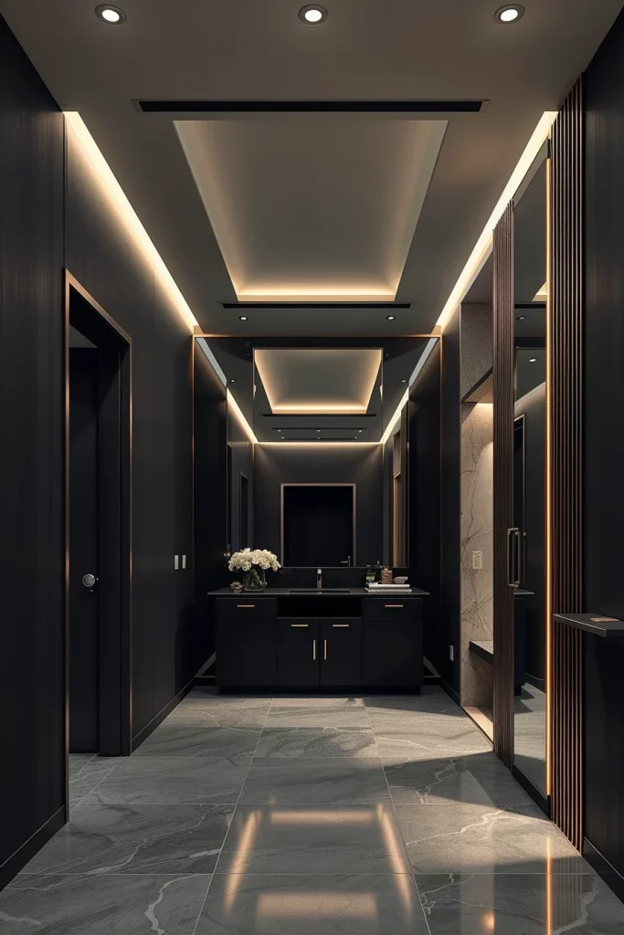 55 Modern Dark Hallway Ideas For A Stylish And Dramatic Home Entrance
