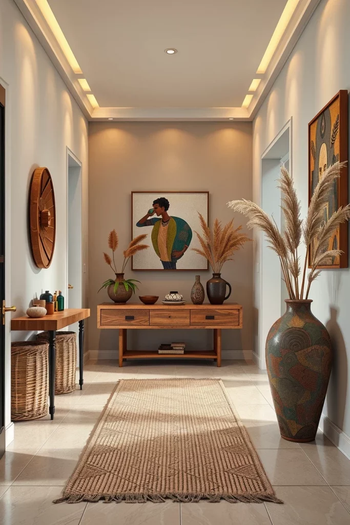 60 Afrohemian Hallway Decor Ideas To Create A Stylish And Cultural Entryway