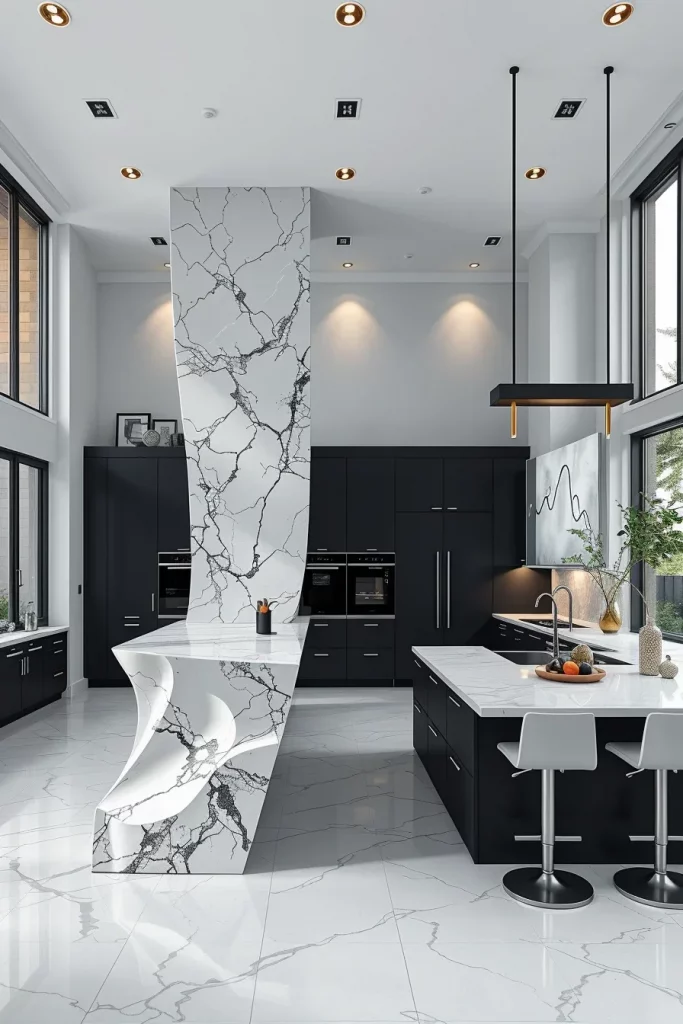 57 Black And White Kitchen Decorating Inspiration Ideas For A Stylish Modern Home