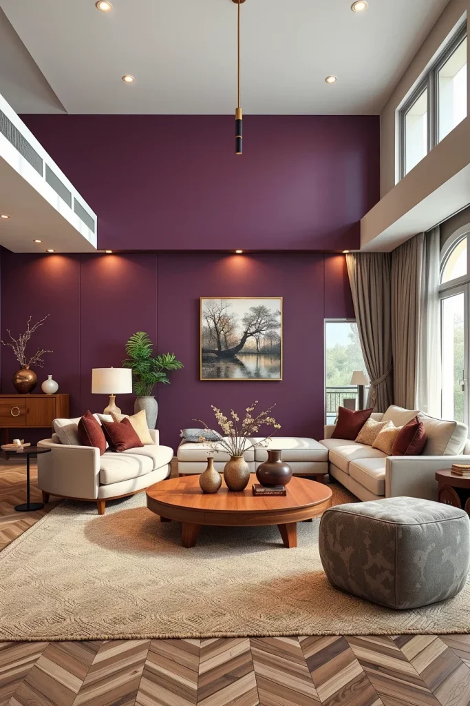57 Plum Living Room Ideas For A Luxurious And Stylish Home