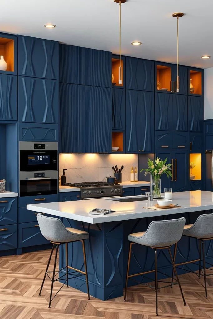 56 Navy Blue Kitchen Interior Design Ideas For A Stylish And Artistic Home