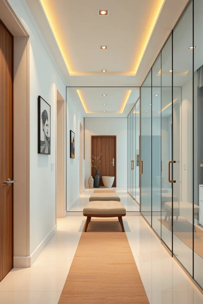 57 Modern Narrow Hallway Decorating Ideas To Transform Small Spaces