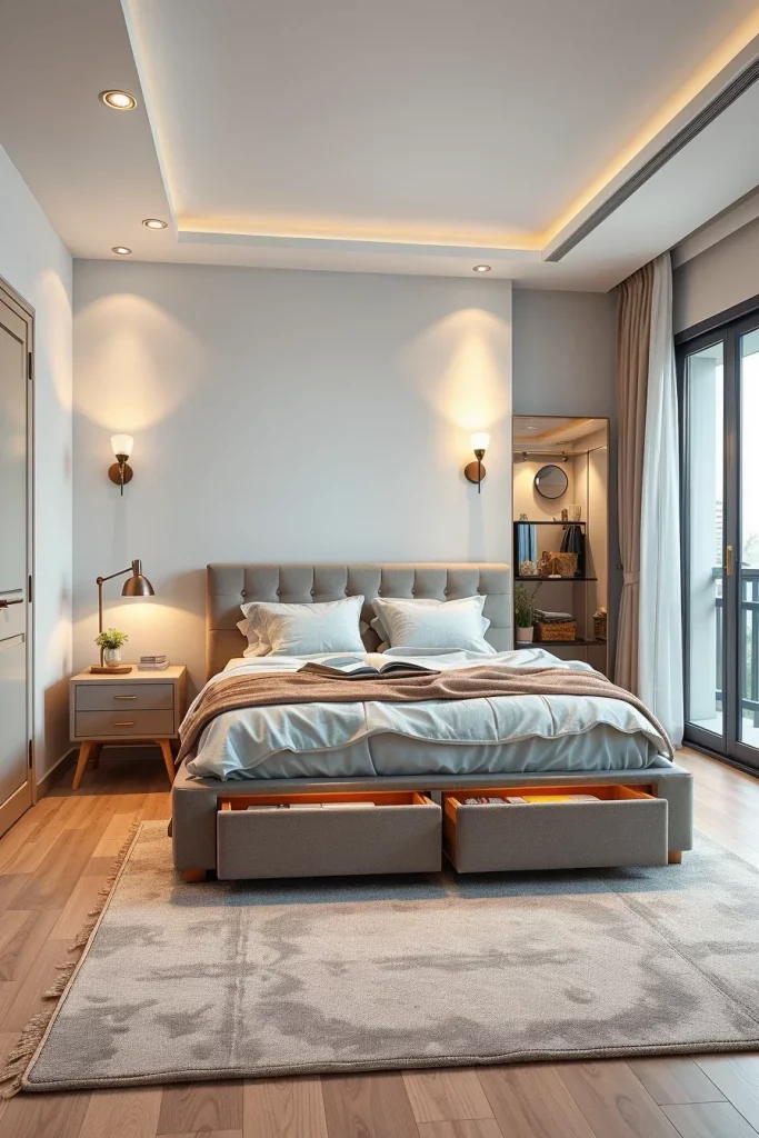 57 Small Bedroom Storage Ideas To Maximize Space In Style
