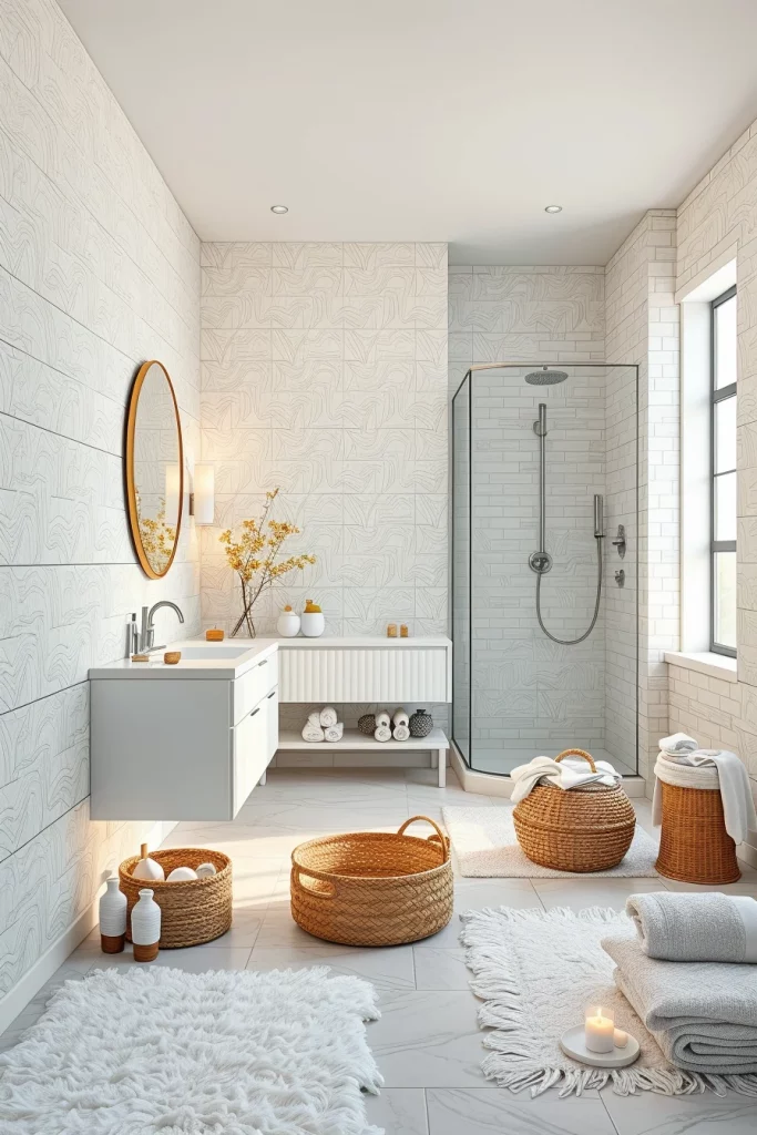 58 White Bathroom Decor Styling Ideas For A Timeless And Elegant Space