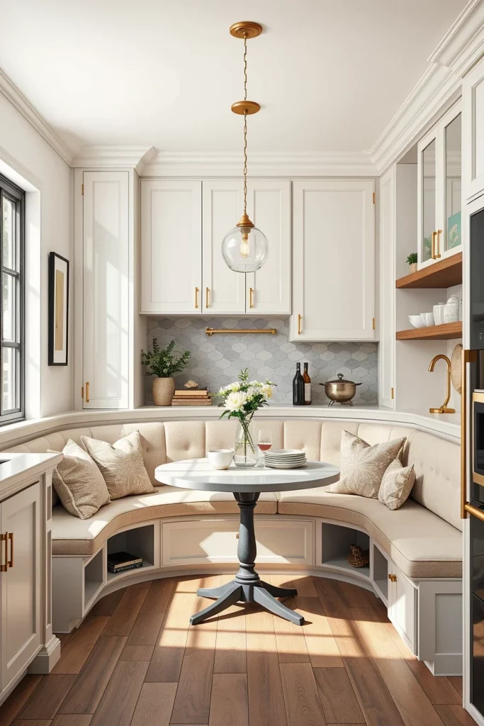 57 Curved Furniture Small Kitchen Design Ideas For A Stylish And Space-Saving Home