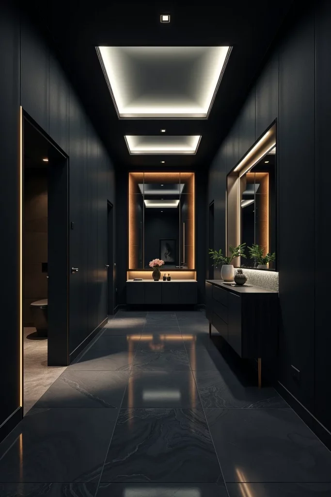 55 Modern Dark Hallway Ideas For A Stylish And Dramatic Home Entrance