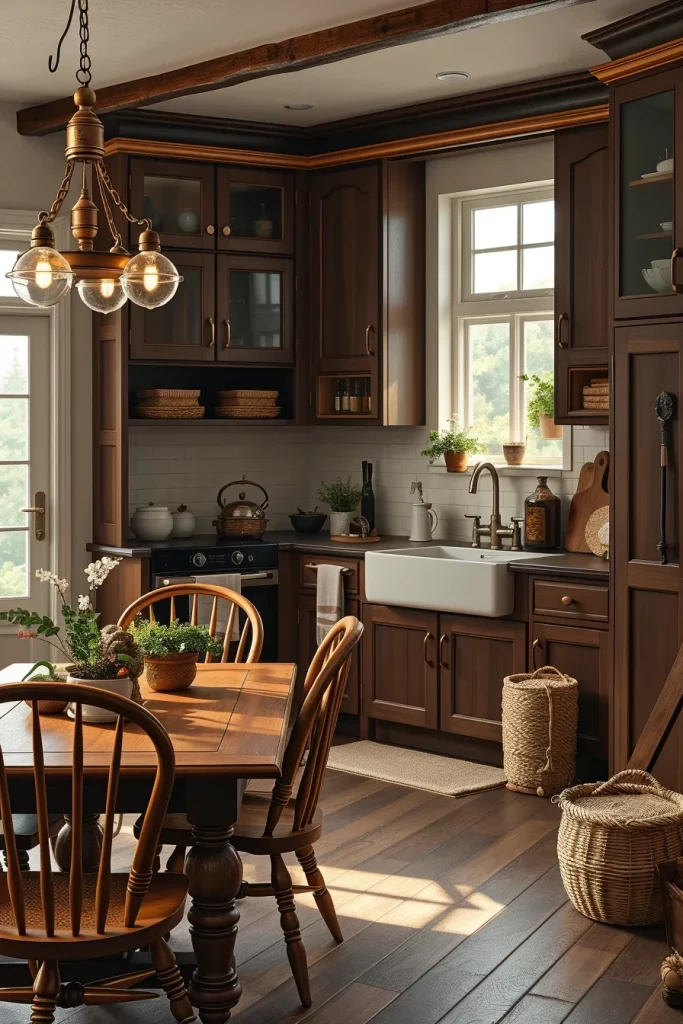 53 Dark Cottagecore Kitchen Ideas For A Cozy And Moody Home