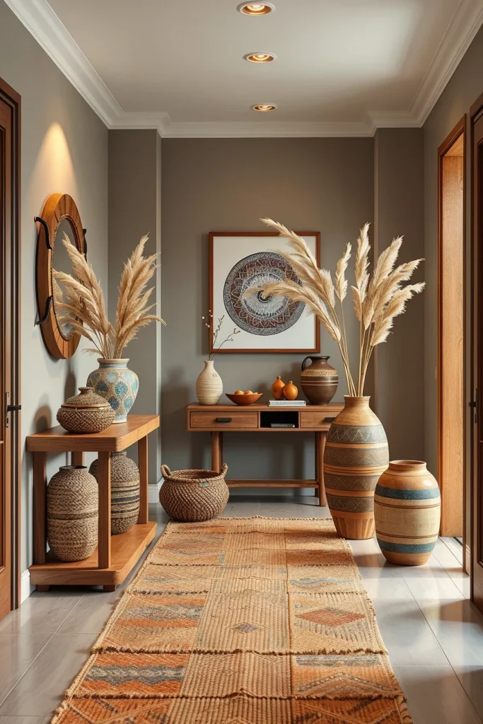 60 Afrohemian Hallway Decor Ideas To Create A Stylish And Cultural Entryway