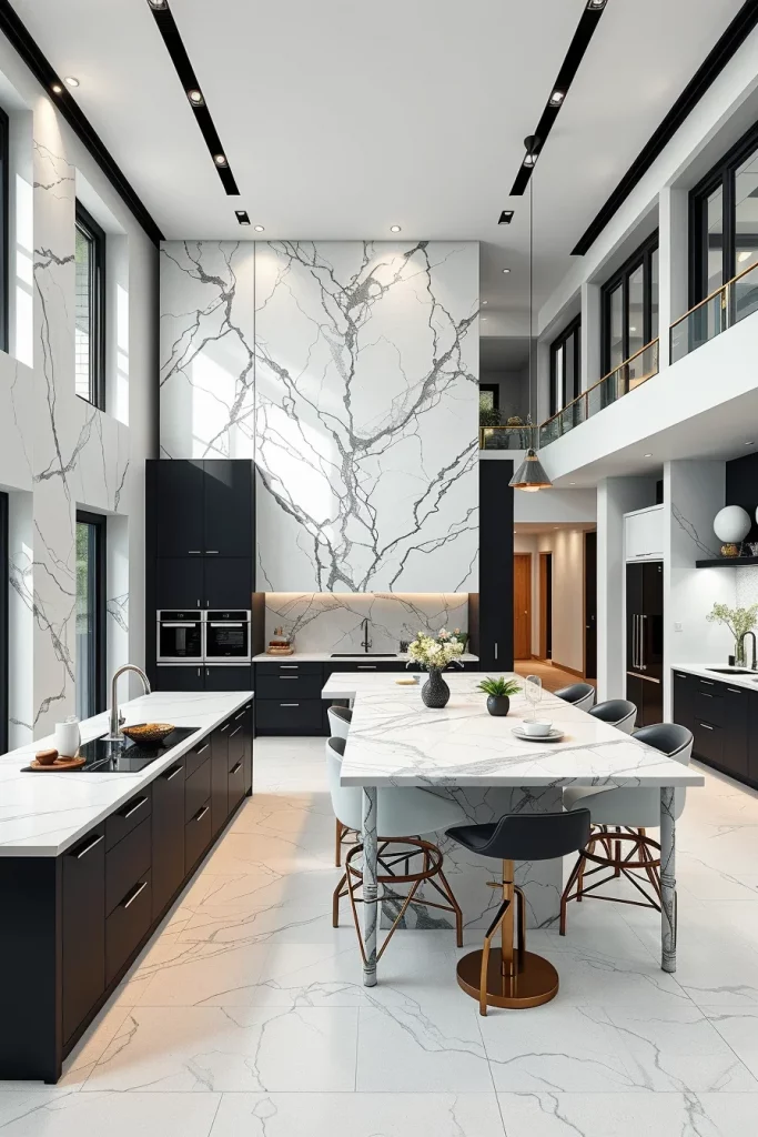 57 Black And White Kitchen Decorating Inspiration Ideas For A Stylish Modern Home