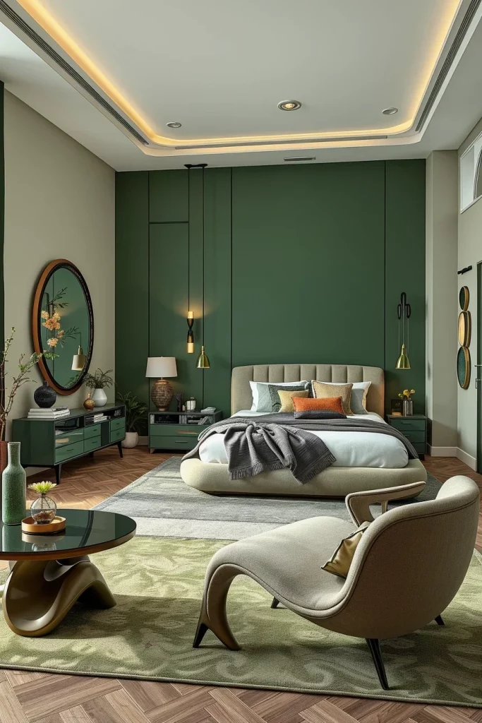 55 Modern Green Bedroom Ideas For A Stylish And Refreshing Retreat