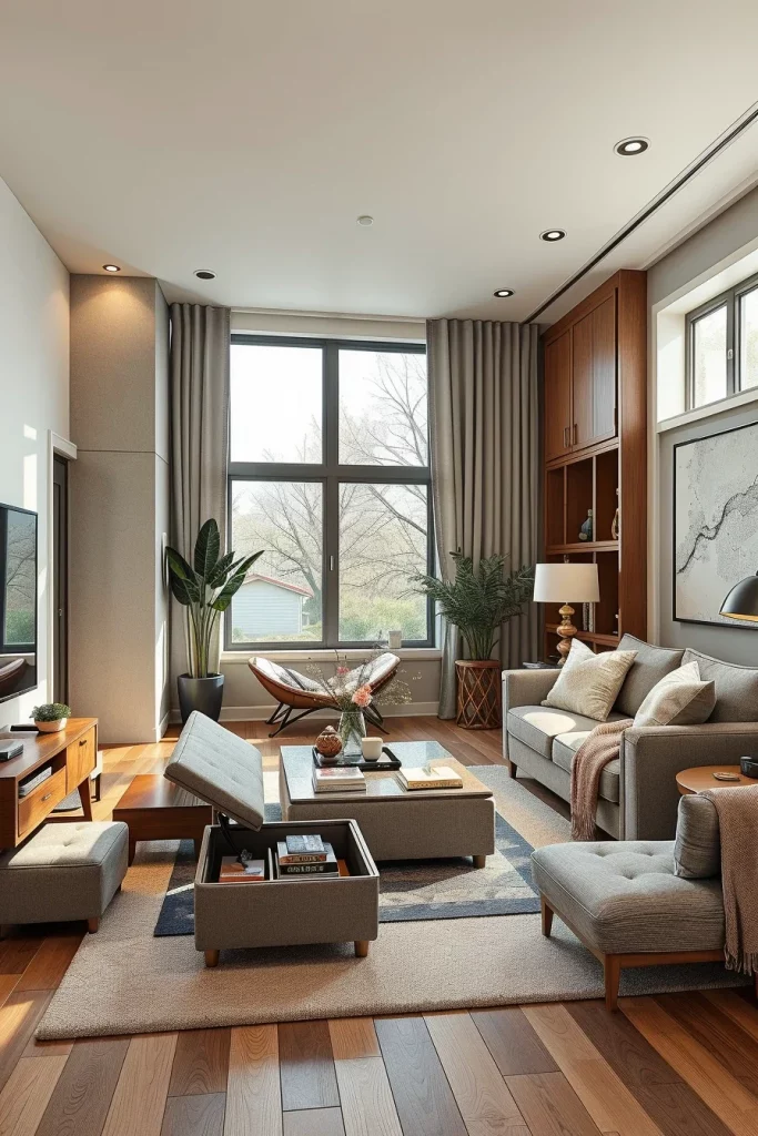 57 Small Space-Saving Living Room Ideas To Maximize Every Inch