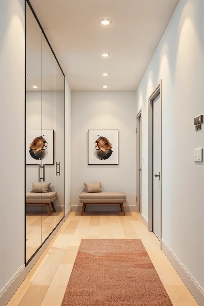 57 Modern Narrow Hallway Decorating Ideas To Transform Small Spaces