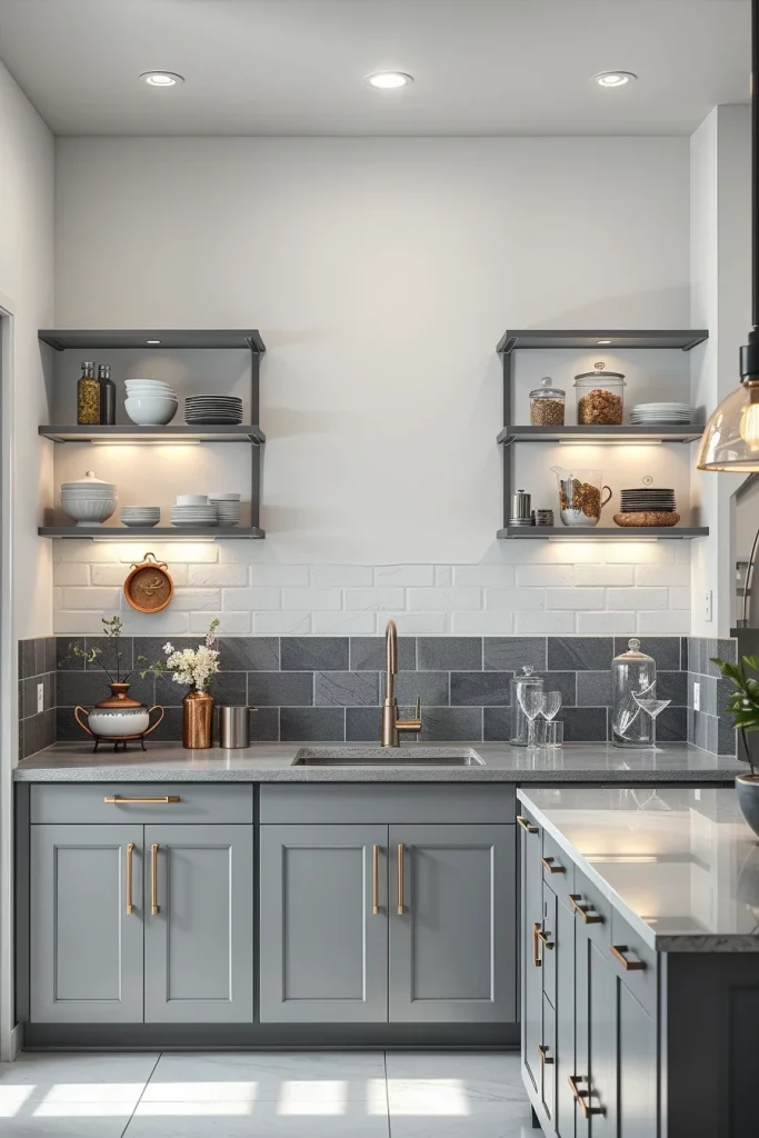 56 Gray White Kitchen Organization Ideas For A Stylish And Clutter-Free Space