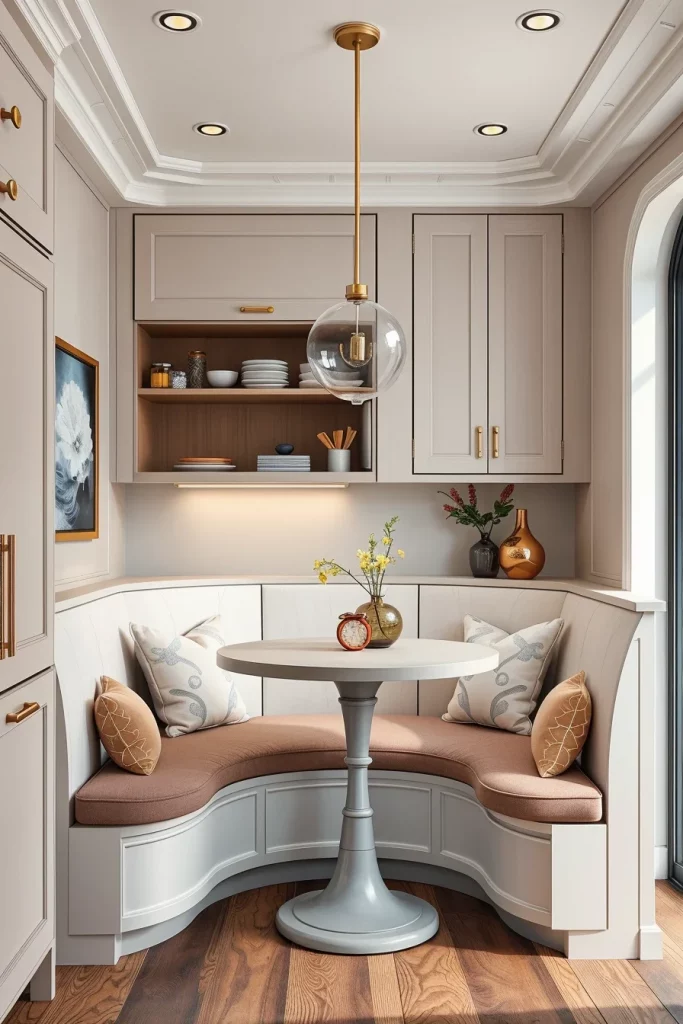 57 Curved Furniture Small Kitchen Design Ideas For A Stylish And Space-Saving Home