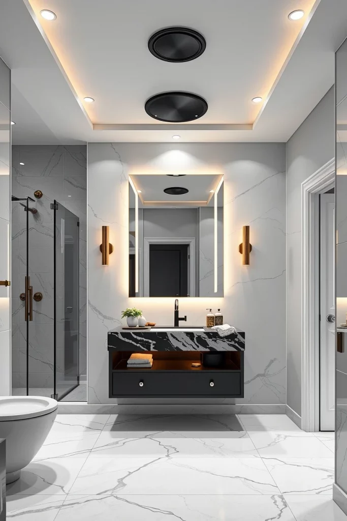 54 Black And White Bathroom Decor Ideas For A Stylish And Timeless Space